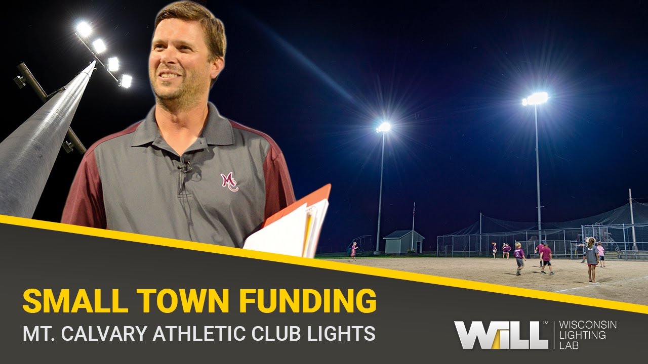 Small Town Funding | Mt. Calvary Athletic Club Baseball Field LED Lighting Project pt.2