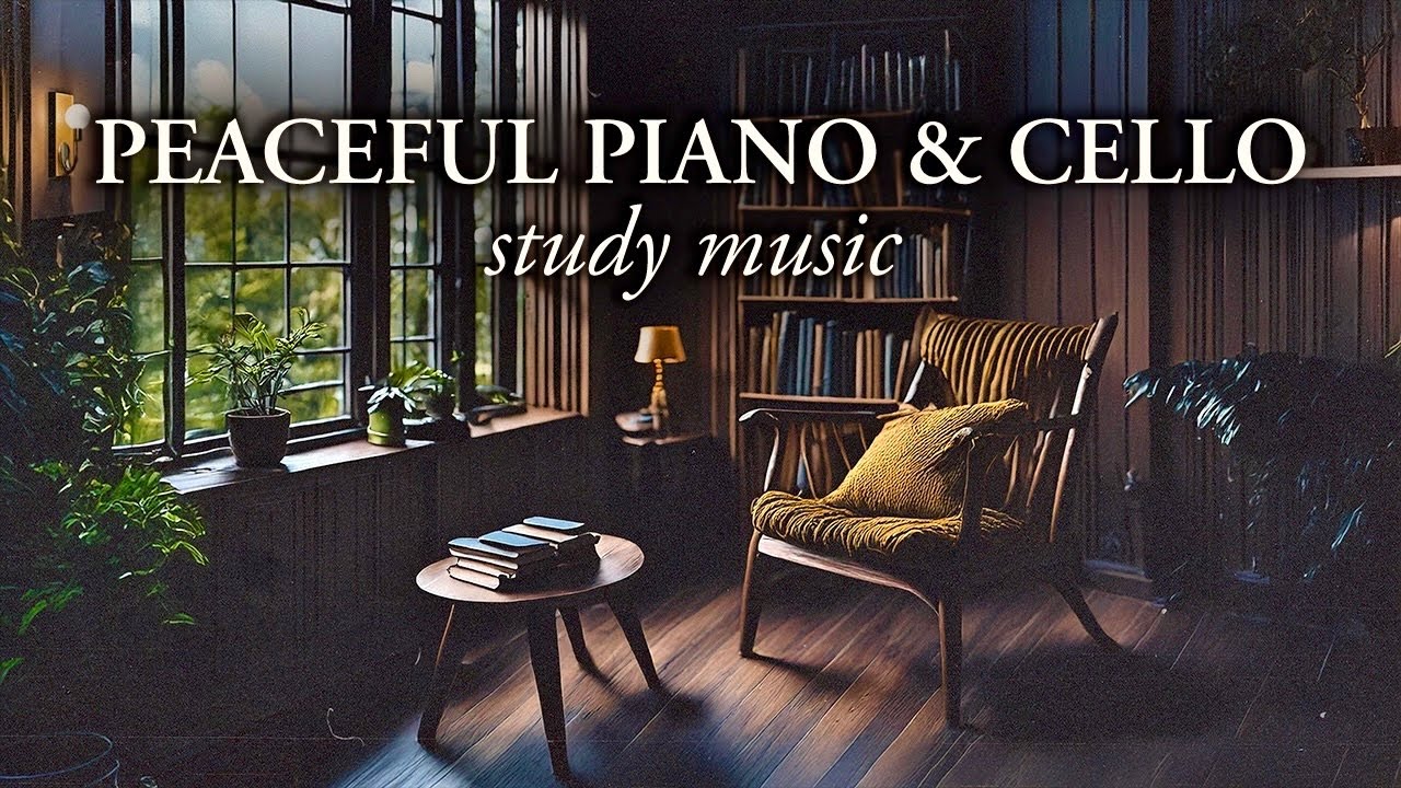 it’s a quiet evening. peaceful piano & cello drifting softly from another room | 2 hour study music