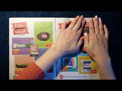 ASMR | Whisper & Gum Chewing Lidl Weekly Reading & Chatting