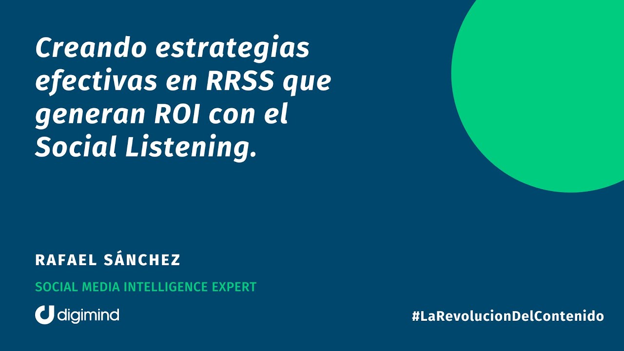 Examples Of Rrss Creando estrategias efectivas en RRSS con el Social Listening | Rafael ...