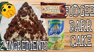 FUDGEE BARR CAKE | 2 INGREDIENTS | NO BAKE | BELOW PHP100 | VLOG#19