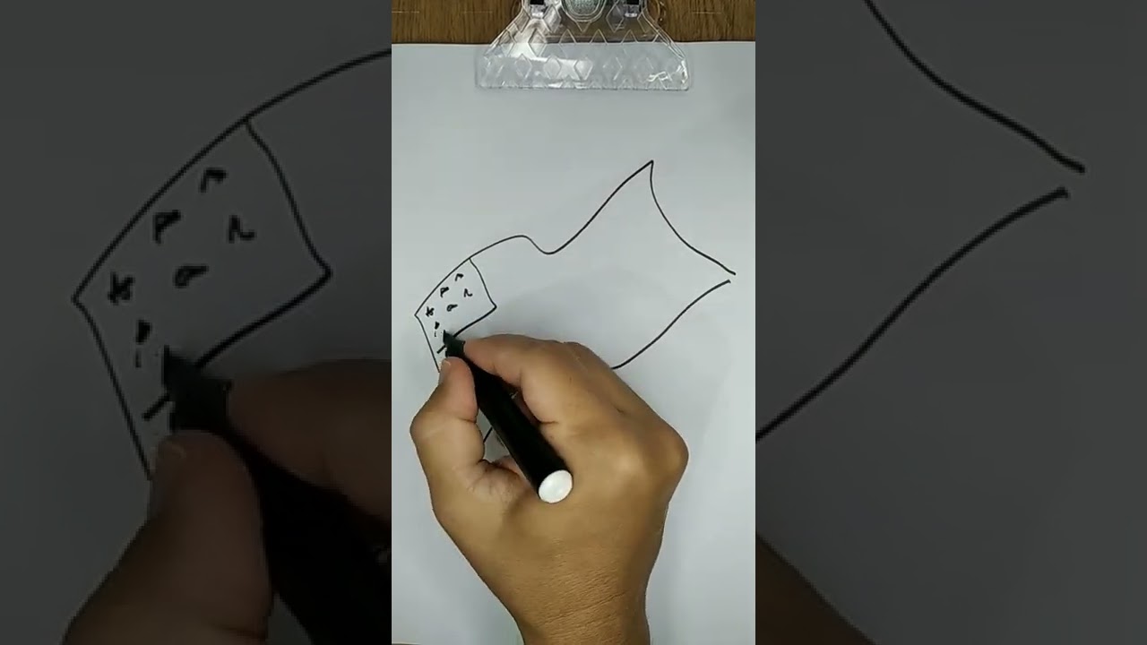 Desenhei a Bandeira dos Estados Unidos em 16 segundos! #shorts #bandeira#famíliafalcote #eua