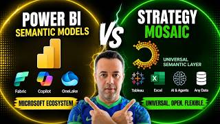 Power BI Semantic Models vs Strategy Mosaic: The REAL Difference