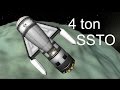 To Minmus and back in a 4.5 ton SSTO - KSP