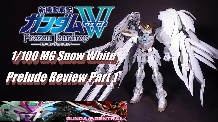 1/100 MG Wing Zero Snow White Prelude Review(Super Nova) Part 1