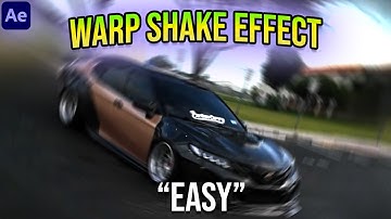 Warp Shake Effect in After Effects