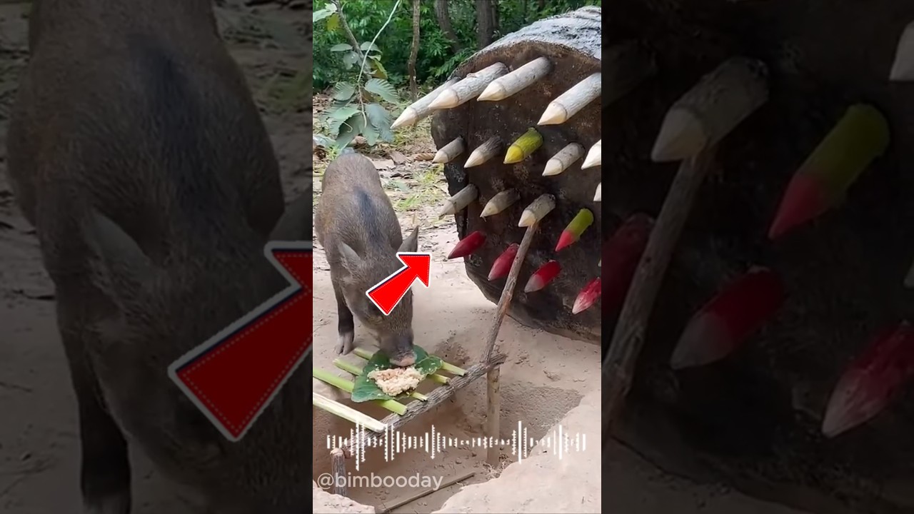 OMG! Amazing Pig Trap With Incredible Design!