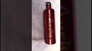 Red Colour Bottle Name Aysha || For School Kids || #shorts #gift #trending #school