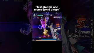 'Just give me one more second'
