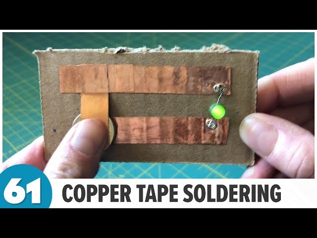 Soldering onto Copper Tape