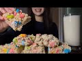 ASMR HOMEMADE GOOEY LUCKY CHARMS KRISPY TREATS mp3
