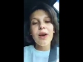 ABOUT THE KISSING SCENE IN STRANGER THINGS | Millie Bobby Brown Instagram Live Stream Part 1