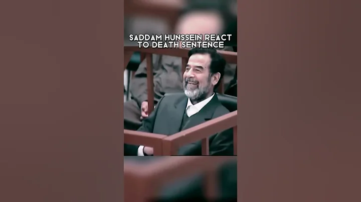 Hussein When He Got A Death Sentence #iraq #hussein