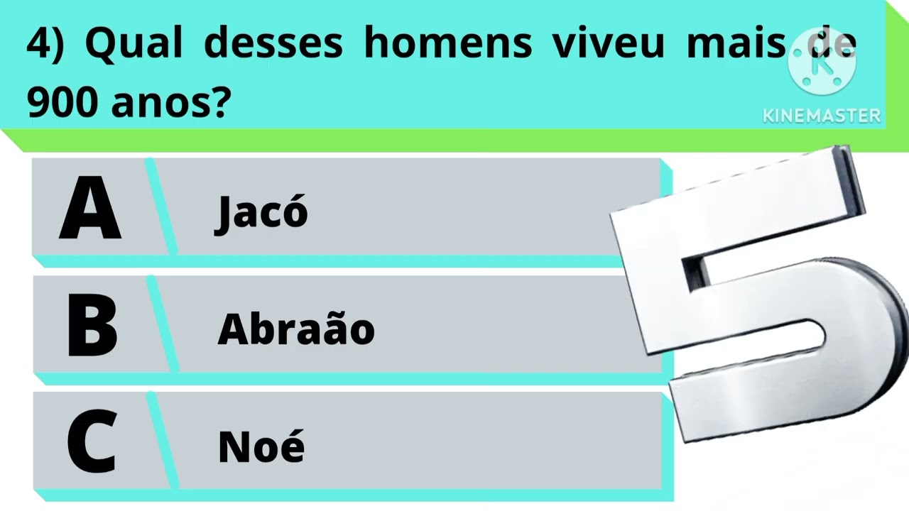 Quiz bíblico geral - parte 52.