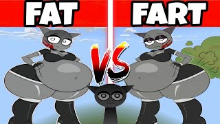 Sprunki Gray Fat Vs Fart Sprunki Battle Fat Vs Fart Sprunki Gray