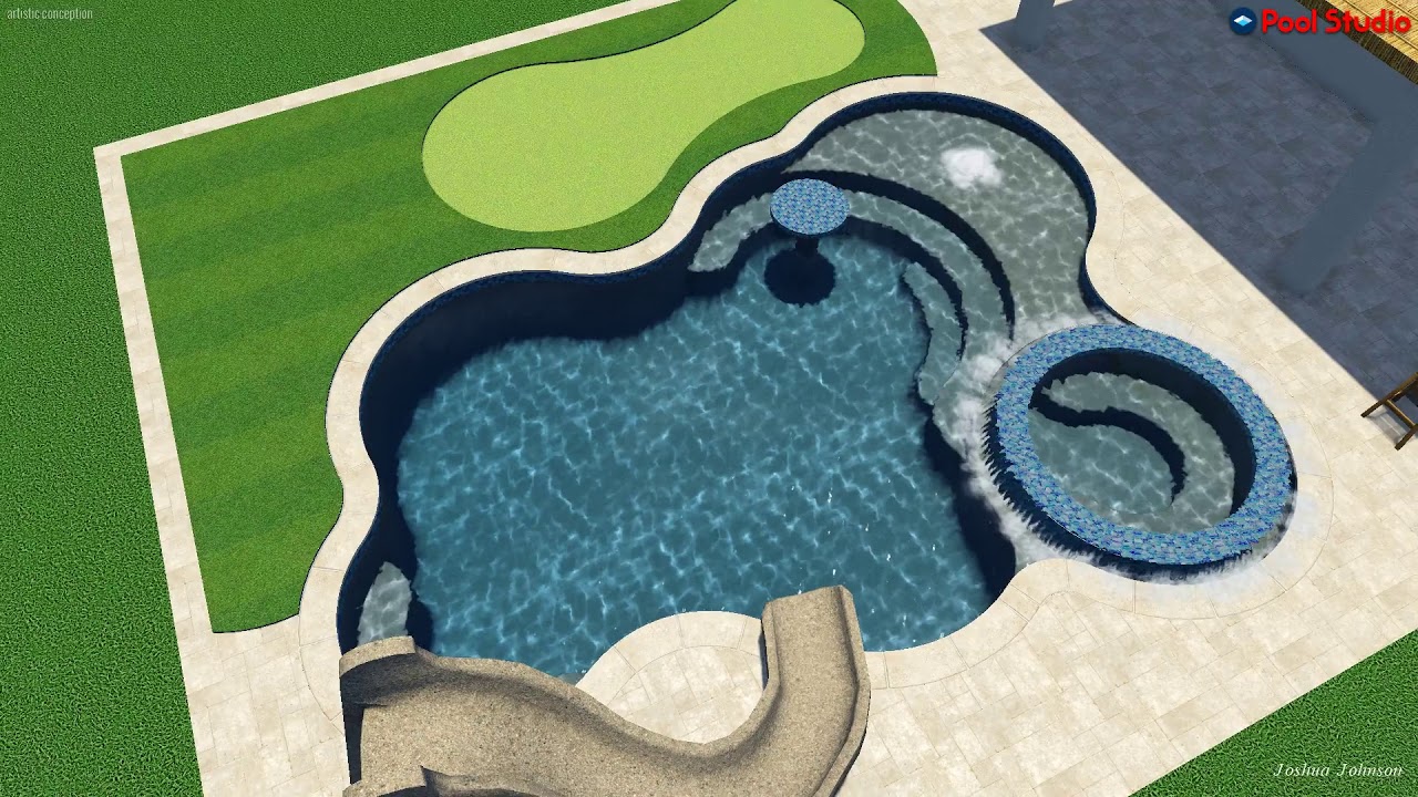Pool Studio - 3D Swimming Pool Design Software - YouTube