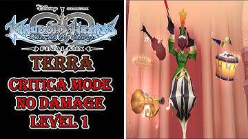 Kingdom Hearts Birth By Sleep - Symphony Master Boss Fight - Critical Mode No Damage Level 1