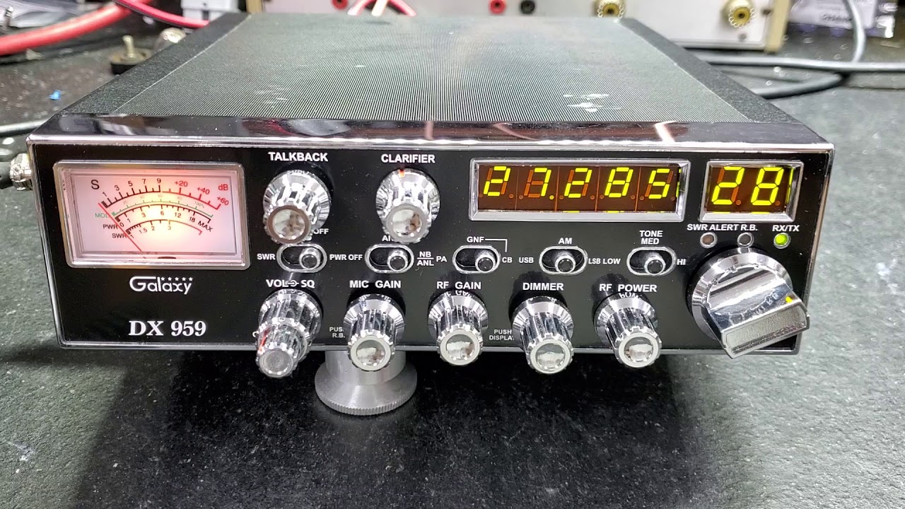 Galaxy dx959 tune up report for Charles in MS