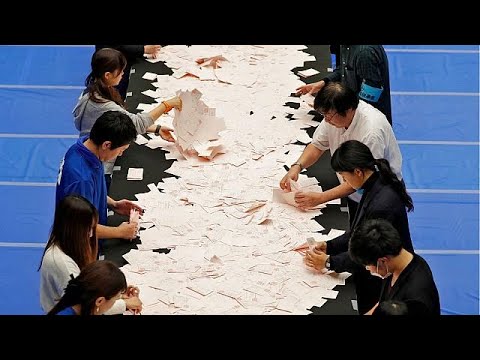 Japan: exit polls suggest a landslide general election victory for Shinzo Abe's coalition