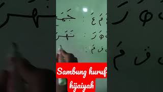 CARA MENYAMBUNG HURUF