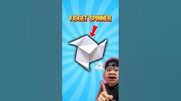 How to Make a Simple and Fun Paper Fidget Spinner #shorts #asmr