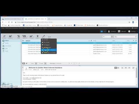 Golden West Webmail Tutorial-Mail View