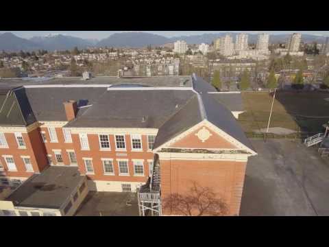 Aerial footage of Sir Guy Carleton Elementary School with some history