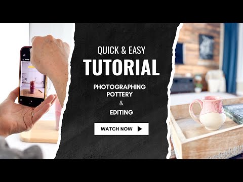 Video thumbnail: How I Photograph & Edit My Pottery for our website + Social Media from Undseth Pottery
