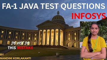 Java exam questions for FA-1 INFOSYS.#infosys #INFOSYSTEST#infosysjavatest#infosysmysorecampus#viral