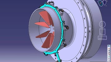 Hanwha Power Systems Compressor - IGV ASSY MOVIE