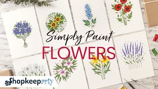 Virtual Book Launch: Simply Paint Flowers by Becky Amelia