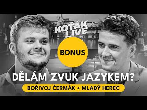 [BONUS] Nestandardně hlasitý zvuk jazykem od Bořivoje Čermáka | KOŤÁK LIVE