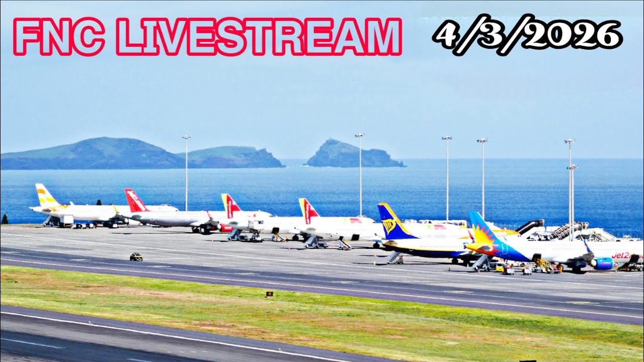 LIVE MADEIRA AIRPORT CR7/ LPMA
