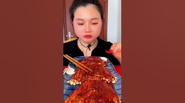 Thumbnail of [ ASMR ] This Show Eating Enoki Mushroom With Chilli Spicy Yummy [ MUKBANG ]