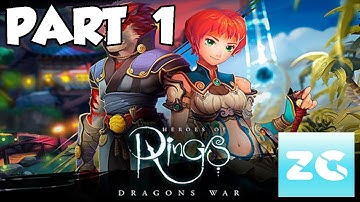Heroes of Rings: Dragons War Android IOS Walkthrough Part 1 Gameplay HD