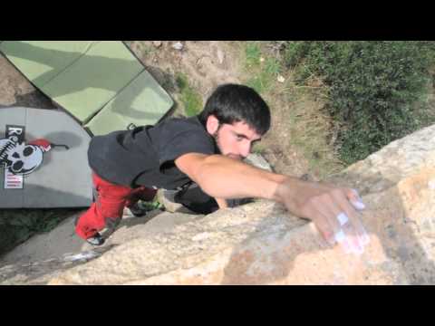 Escalando en La Cabrera Suso