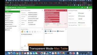 Transparent Mode - Mac Table - Fortinet firewall