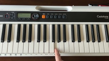 How to play a Csus4 piano chord