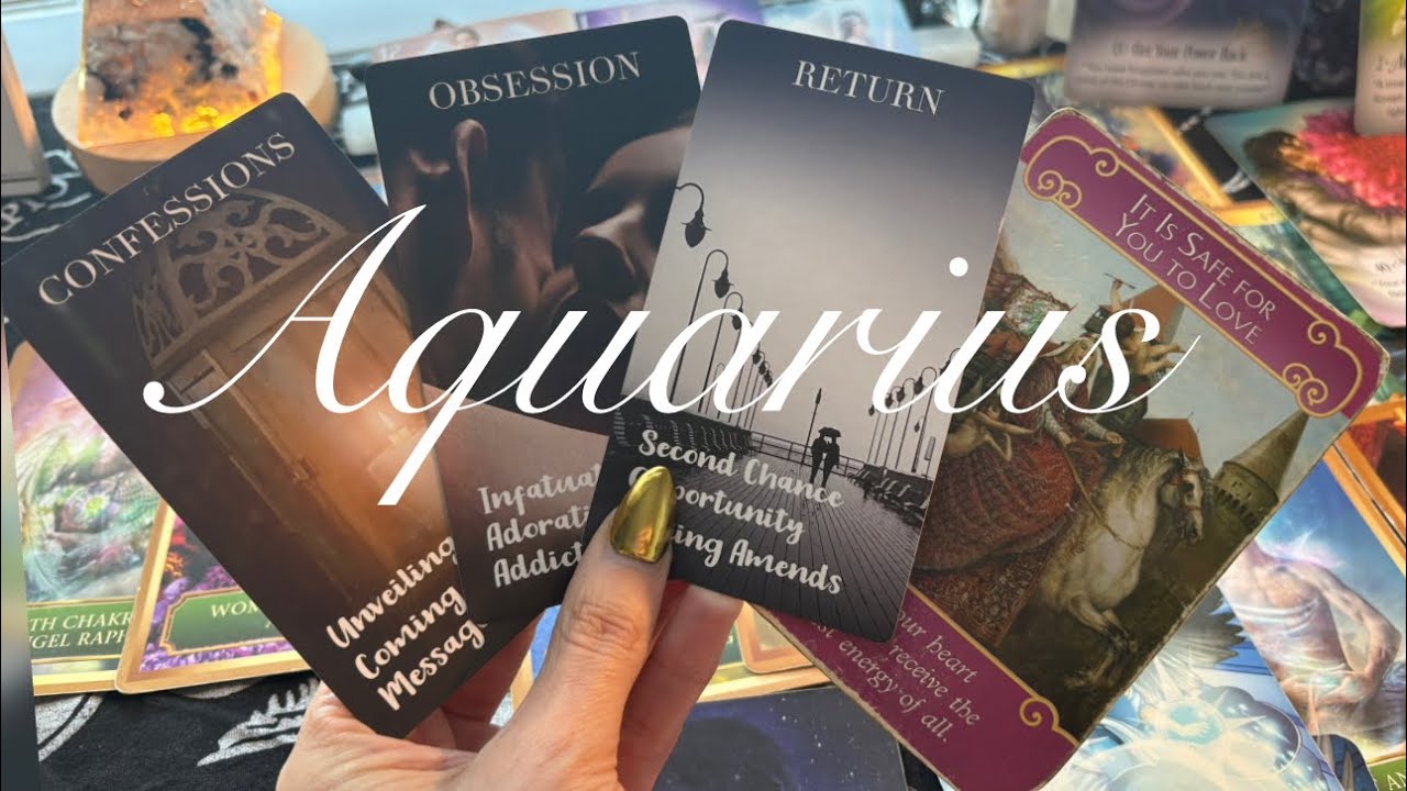 AQUARIUS NEW LOVE RETURNING 4 A SECOND CHANCE & FRESH START. CAN'T STOP THINKING ABOUT U. OBSESSION.