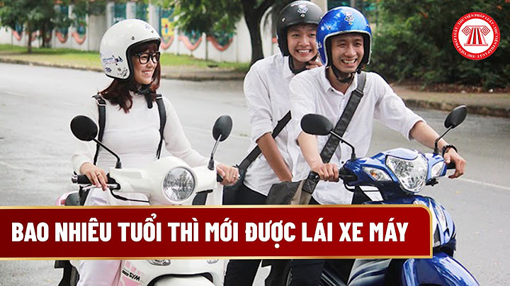 Bao nhiêu tuổi được chạy xe 50cc