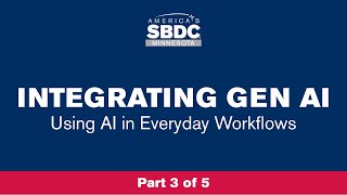 Integrating Gen AI into Everyday Workflows