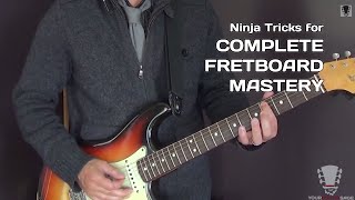 Ninja Tricks for Complete Guitar Fretboard Mastery(Here are some ninja tricks to help you master the fretboard. If you enjoyed this video would you take one minute to vote for me, Erich Andreas, as TrueFire's Next ..., 2014-11-24T23:00:01.000Z)