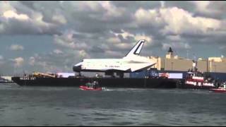 Space Shuttle Enterprise Heading to Manhattan