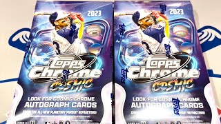 BIG AUTO AND ROOKIE PARALLEL PULLS!  NEW RELEASE!  2023 TOPPS COSMIC CHROME!
