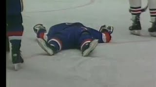Islanders - Rangers rough stuff 4/5/90
