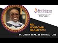 Rev. Nontombi Naomi Tutu, Morter Lecture