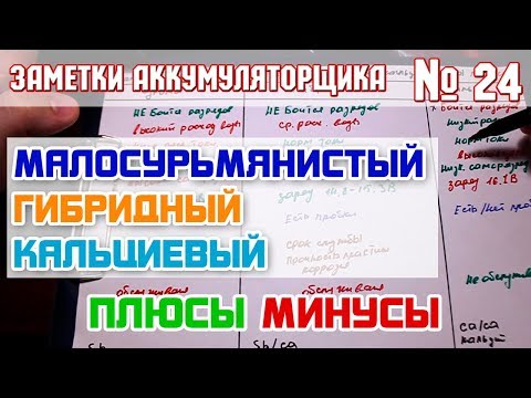 ЗА №24: МАЛОСУРЬМЯНИСТЫЙ, ГИБРИДНЫЙ, КАЛЬЦИЕВЫЙ - ПЛЮСЫ и МИНУСЫ.