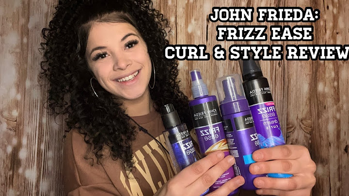 John frieda frizz ease dream curls shampoo and conditioner