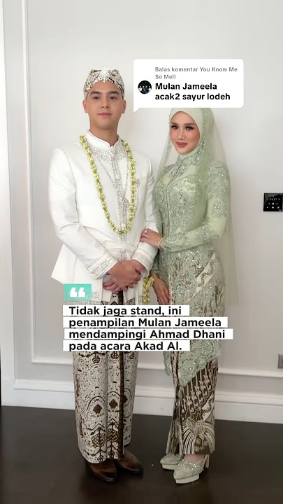Mulan Jameela dan Ahmad Dhani Foto bersama sebelum Akadnya Al Ghazali