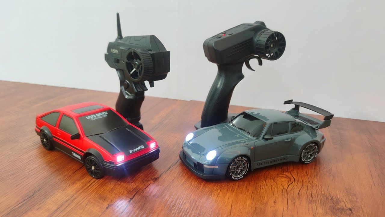 Дрифтовая дуэль на радиоуправлении: Toyota AE86 против Porsche 911 RWB | Битва на радиоуправлении...